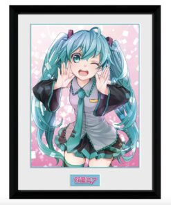 Hatsune Miku Wink Framed Collector Print