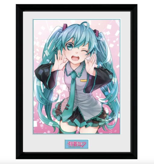 Hatsune Miku Wink Framed Collector Print