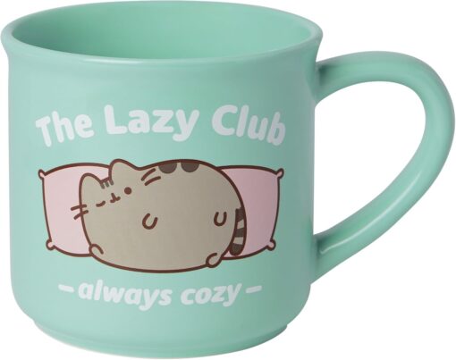 Pusheen The Lazy Club Always Cozy Coffee Mug, 18 Ounce