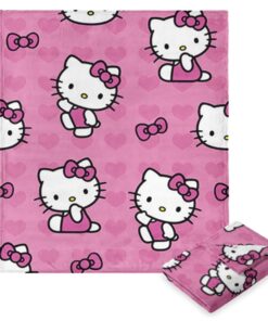 Hello Kitty Silk Touch Throw Blanket, 50 " x 70 , I Love Pink