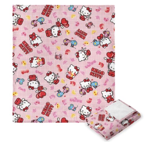 Hello Love Hello Kitty Silk Touch Throw 50x70
