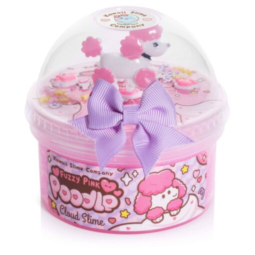 Fuzzy Pink Poodle Cloud Slime (Kawaii Slime Company)