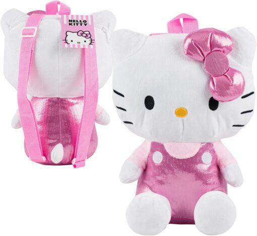 Hello Kitty Pink Large Plush Backpack