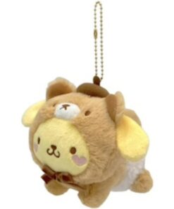 Pompompurin Baby Bear Embroidered Diaper Mascot Keychain