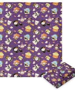 Hello Kitty & Friends Halloween Gold Silk Touch Throw Blanket