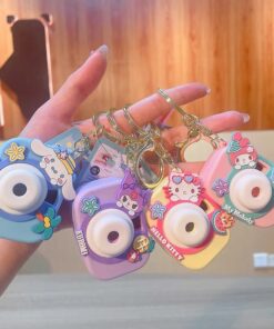 Sanrio Vacation Camera Keychain (Hello Kitty & Friends)