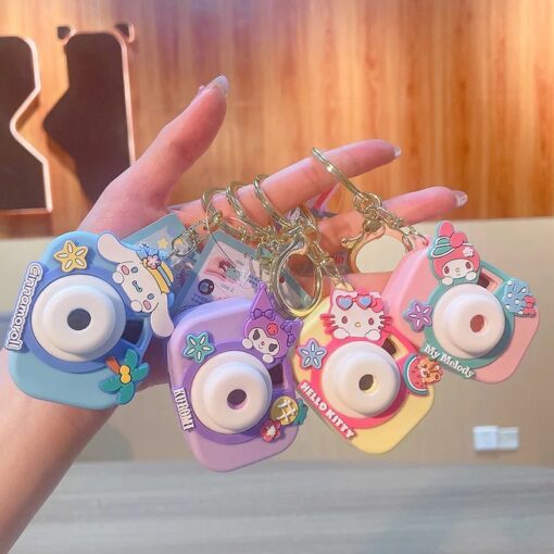 Sanrio Vacation Camera Keychain (Hello Kitty & Friends)