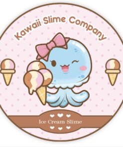 Neapolitan Scented Ice Cream Pint Slime (Kawaii Slime Company)