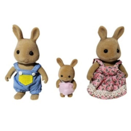 Tiny Paw Critter Rabbit Family (Brown G06-1)