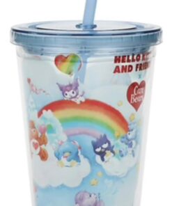 Hello Kitty and Friends X Care Bears 16 Oz. Acrylic Cup
