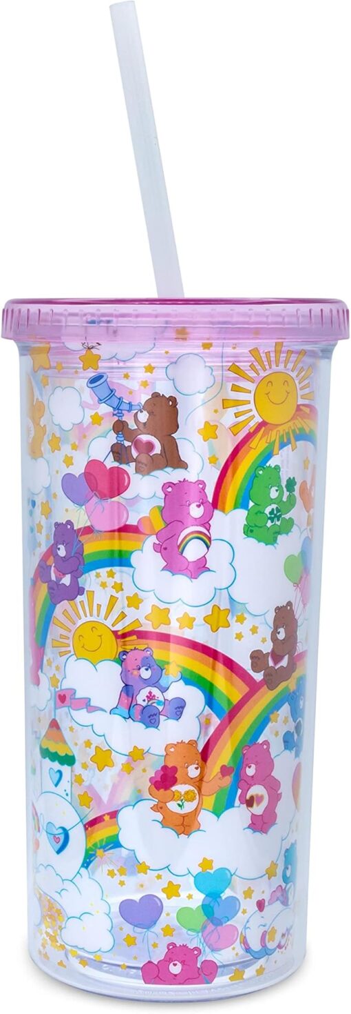 Care Bears Rainbow Stars 20 Oz Acrylic Cup