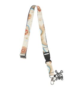 One Piece Live Action St Raw Hat Crew Map 22” Lanyard
