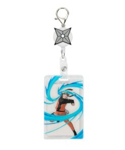 Naruto Figural Rubber Naruto Head Reel Holder Lanyard