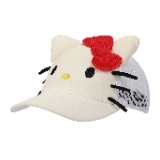 Hello Kitty Big Face Women’s White Trucker Hat