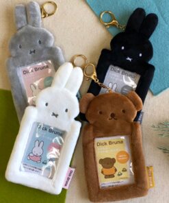 Miffy And Friends Card, ID (Grey Miffy) or Badge Holder Keychain