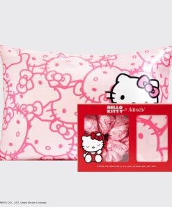 Hello Kitty x Kitsch Satin Pillowcase & Pillow Scrunchie Set