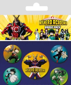 My Hero Academia Badge Pack 5 Pack