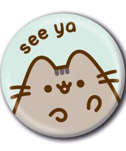 Pusheen (See Ya) Button Badge