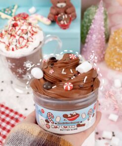 Hot Cocoa Kisses Butter Slime (Kawaii Slime Company)