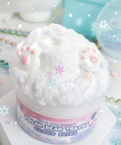 Polar Bear Tracks Cloud Slime (Kawaii Slime Company)