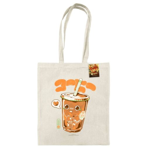 ILUSTRATA (Cute Cold Brew) Natural Tote Bag