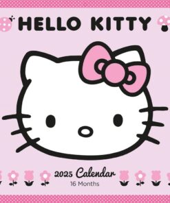 Hello Kitty Pink 2025 Square Calendar