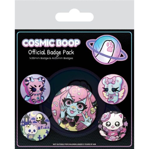 Cosmic Boop (Cute And Sweet) Badge Packs