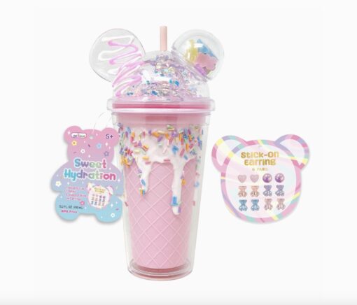 Sweet Hydration, Gummy Bear Drink Cup with Straw