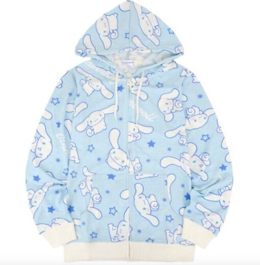Cinnamoroll AOP Blue Hoodie