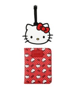 Hello Kitty Passport Cover & Luggage Tag Combo Set