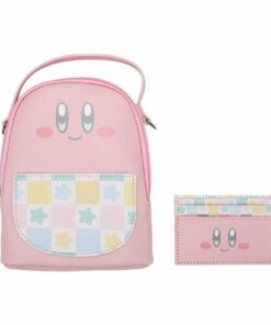 Kirby Mini Backpack and Card Wallet 2-Piece Gift Set
