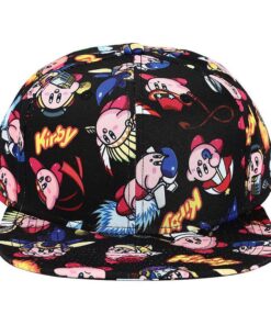 Kirby Sublimated All Over Print Flat Bill Snapback Hat