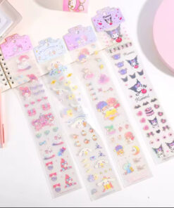 Sanrio Glittery Bow Sticker Sheet
