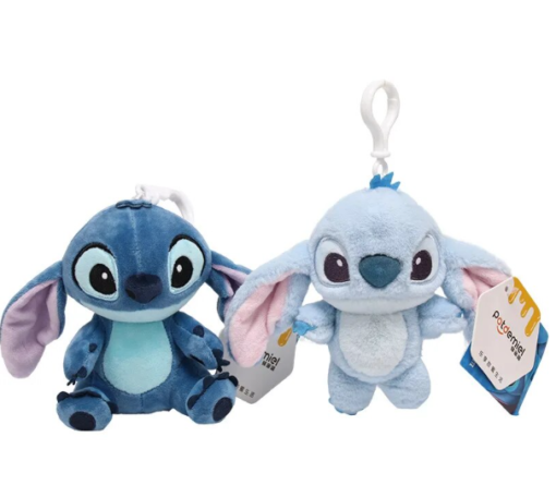 Stitch Mascot Keychains Light or Dark Blue