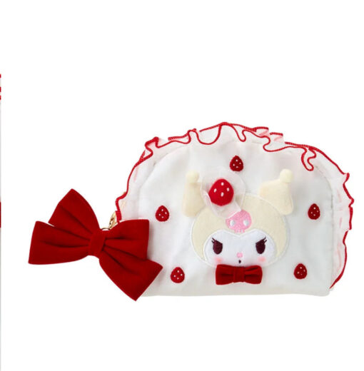 Japan Sanrio Original Pouch| Kuromi | Strawberry Cake Series
