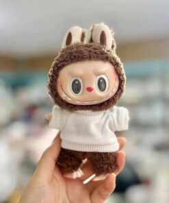 Mini Outfits For Labubu & 7-8" Plushies |  Cute White Sweater