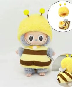 Mini Outfits For Labubu & 7-8" Plushies |  Buzz Bumble Bee Cosplay