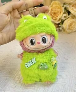 Mini Outfits For Labubu & 7-8" Plushies 2-Piece Green Frog Cosplay
