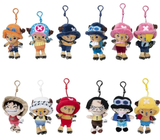 One Piece Mascot Keychains