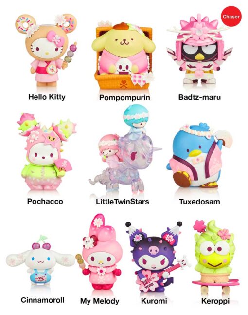Tokidoki X Hello Kitty And Friends Cherry Blossom Series
