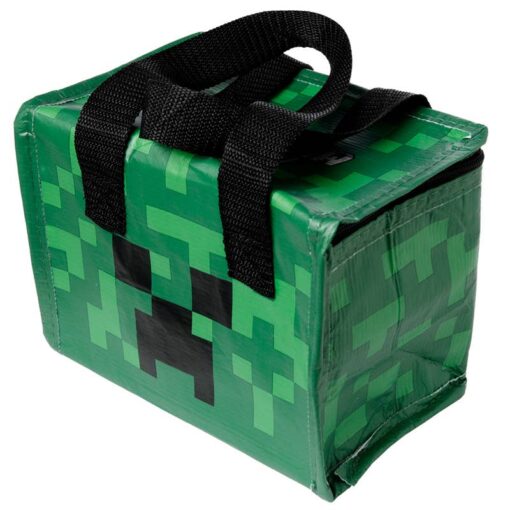 RPET Reusable Cool Bag Lunch Bag - Minecraft Creeper
