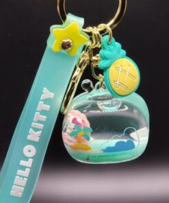 Hello Kitty and Friends Beach Liquid Floating Keychain