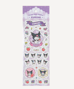 Sanrio Kuromi Phone Deco Sticker Sheet Glitter Foil