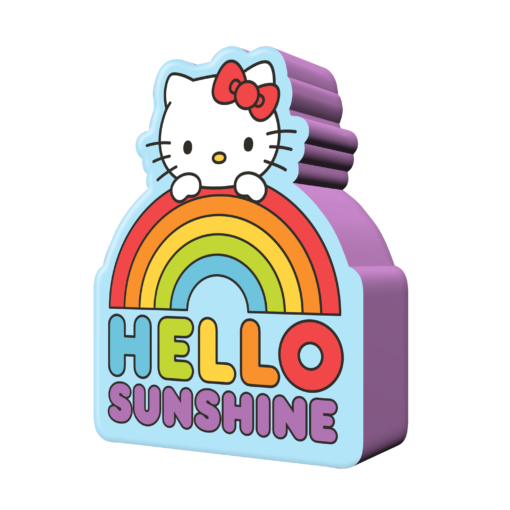Hello Kitty Rainbow  Large Die Cut MDF Box Wall Sign