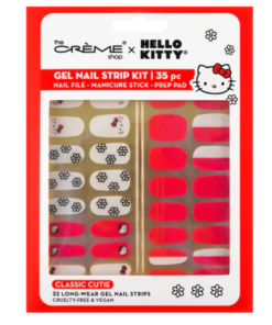 The Crème Shop Hello Kitty Gel Nail Strip Kit 35 Piece Set