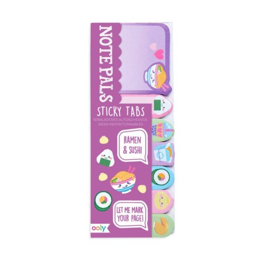 OOLY - Note Pals Sticky Tabs - Ramen & Sushi (1 Pack)