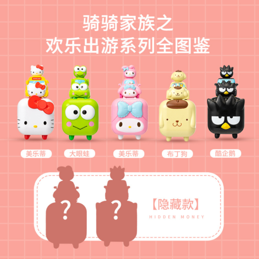 Sanrio Suit Case Travel Series Blind Box Figures