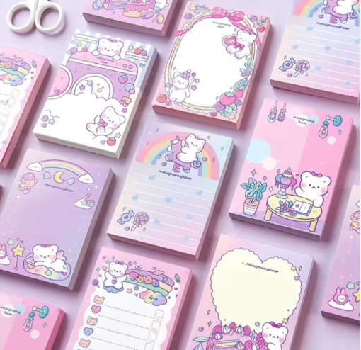 Kawaii Bear Mini Writing Notepads