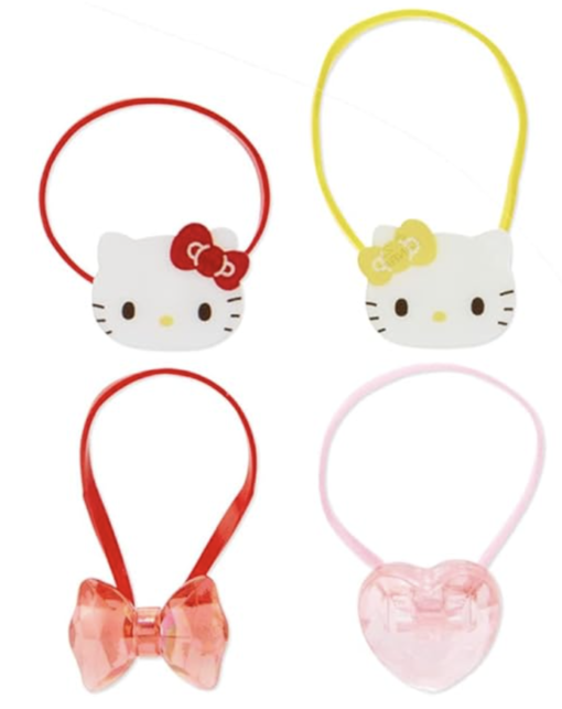 Hello Kitty and Mimi Kitty Mini Hair Elastics