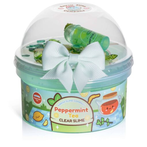 Peppermint Tea Clear Slime (Kawaii Slime Company)